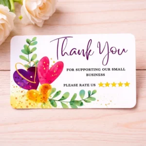 Thank you card for SME Business